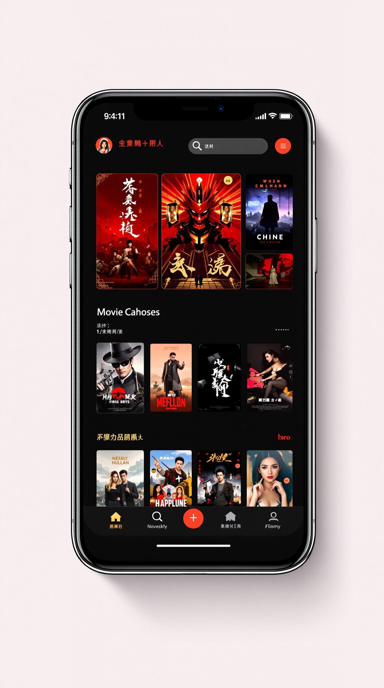 妖精影院APP界面预览